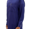 Azure Blue Saudi Collared Thobe