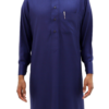 Azure Blue Saudi Collared Thobe